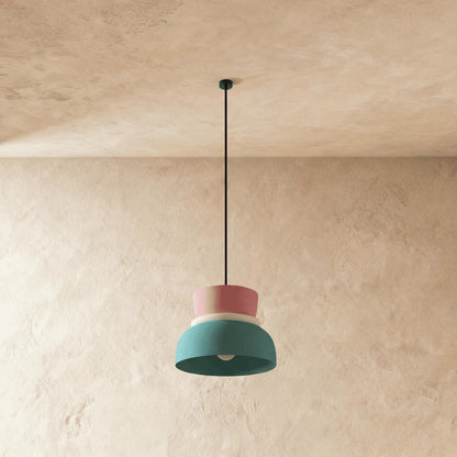 Kolorowa Makaronikowa Lampa Wisząca Dwupoziomowa View 19