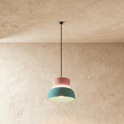 Kolorowa Makaronikowa Lampa Wisząca Dwupoziomowa View 20