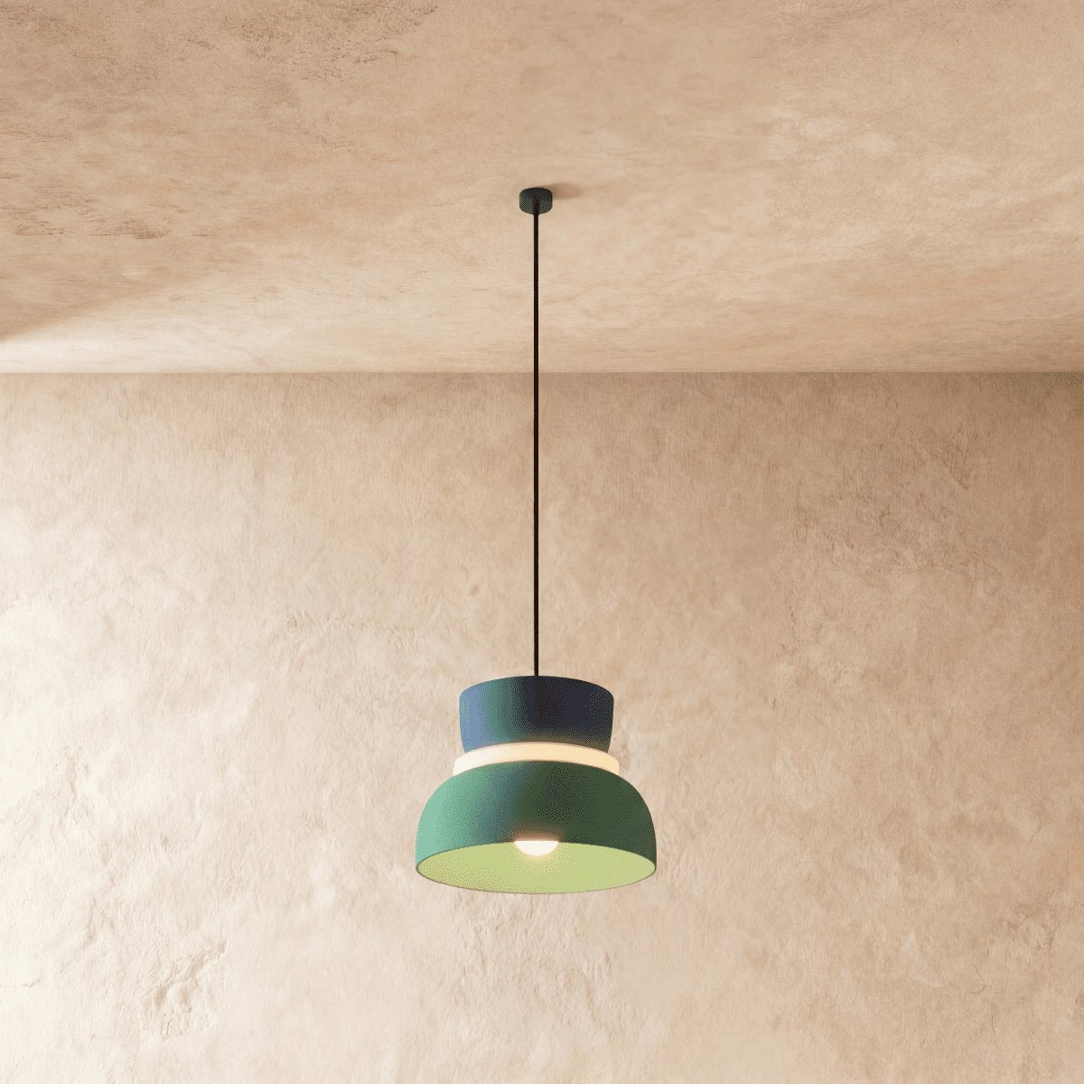 Kolorowa Makaronikowa Lampa Wisząca Dwupoziomowa View 24