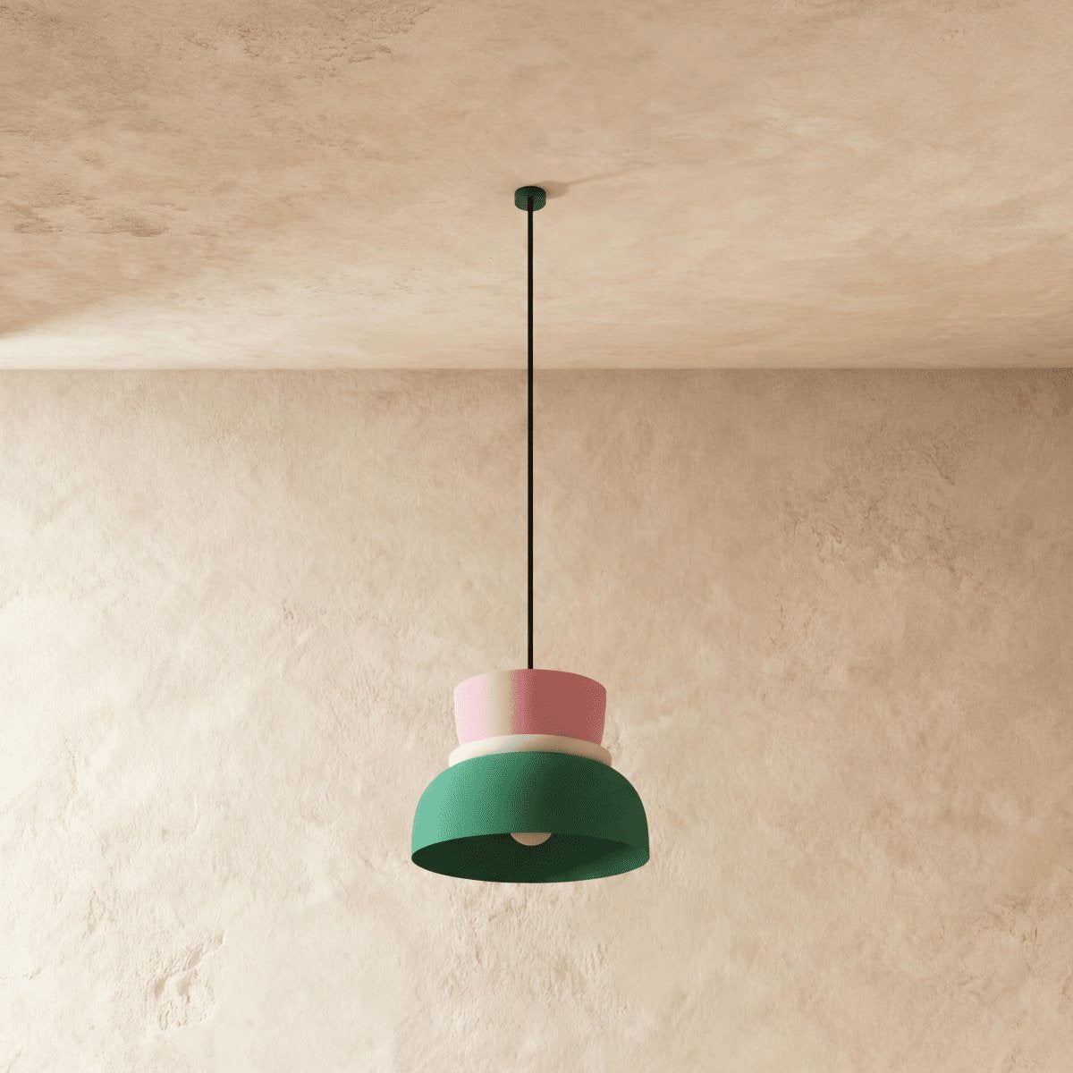 Kolorowa Makaronikowa Lampa Wisząca Dwupoziomowa View 27
