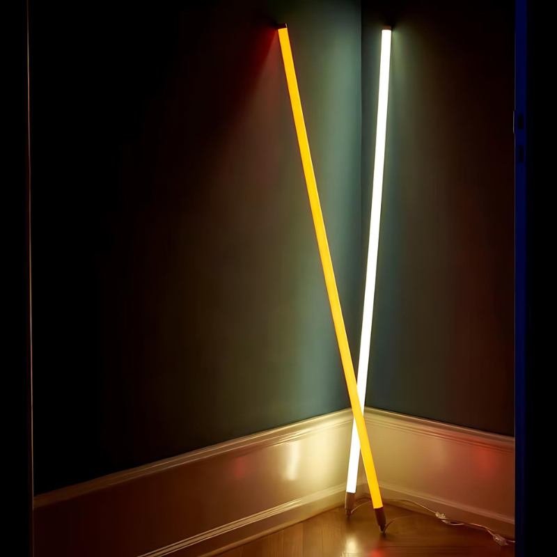 Kolorowa Neonowa Lampa Podłogowa LED Rurka Back