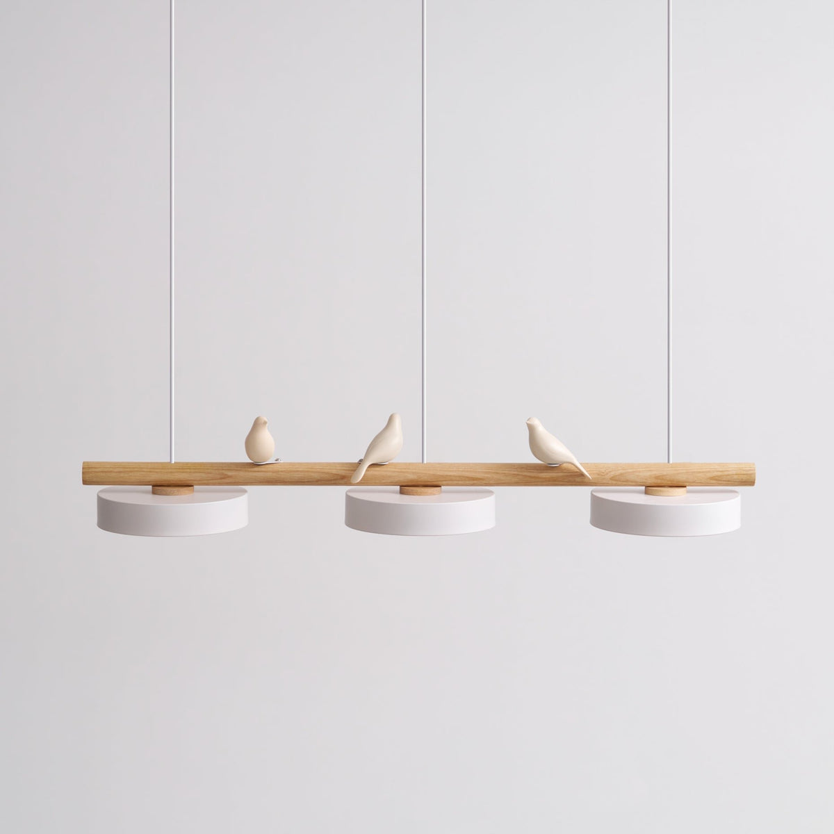 Metalowa Lampa Wisząca Ptak na Gałęzi LED Angle