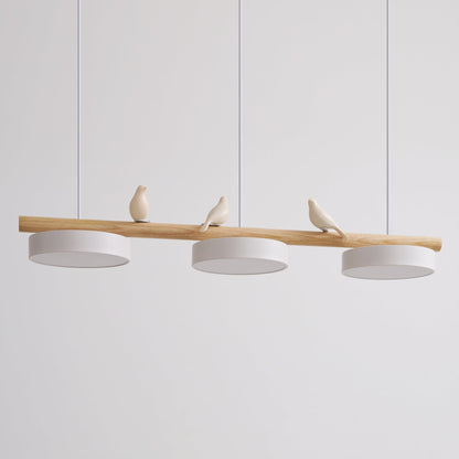 Metalowa Lampa Wisząca Ptak na Gałęzi LED Full