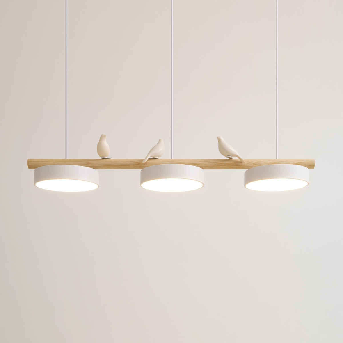 Metalowa Lampa Wisząca Ptak na Gałęzi LED View 11