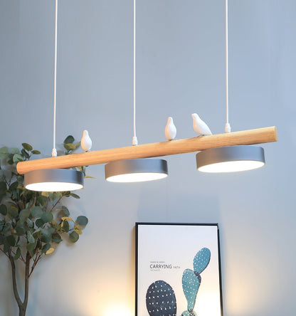 Metalowa Lampa Wisząca Ptak na Gałęzi LED View 15