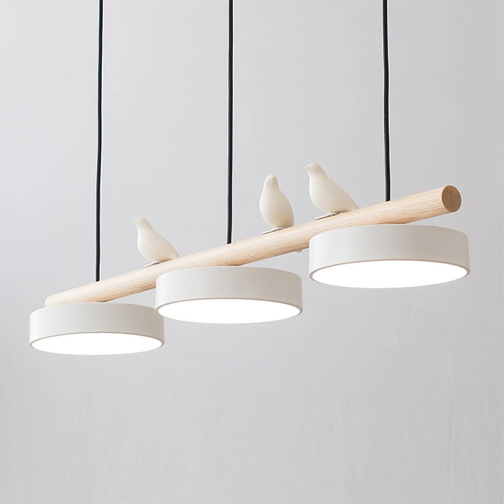 Metalowa Lampa Wisząca Ptak na Gałęzi LED View 17
