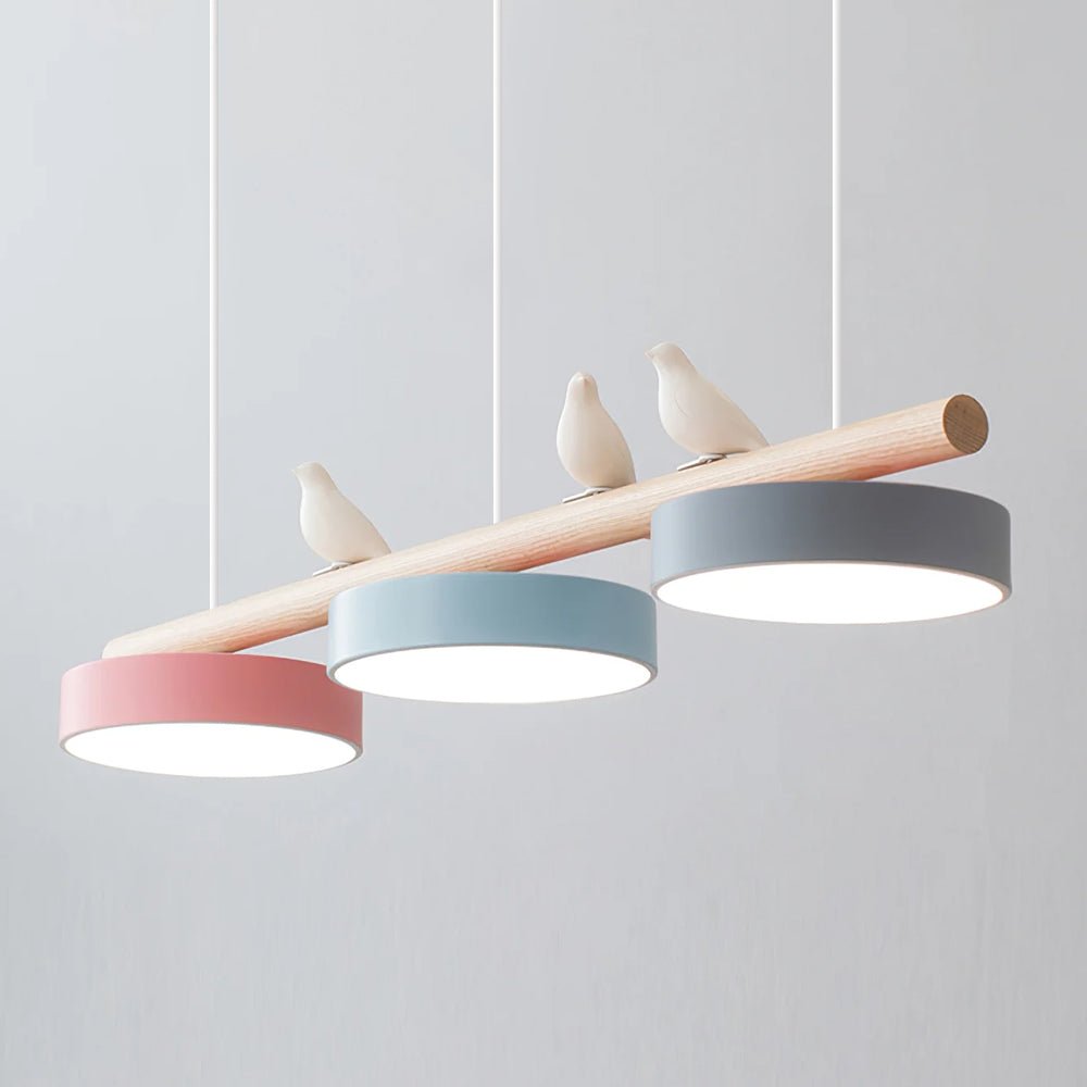 Metalowa Lampa Wisząca Ptak na Gałęzi LED View 22