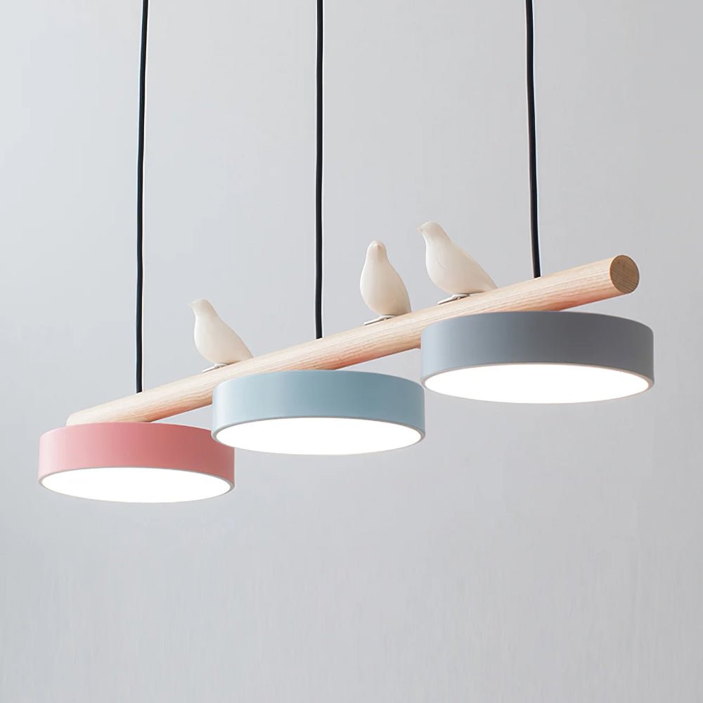 Metalowa Lampa Wisząca Ptak na Gałęzi LED View 23