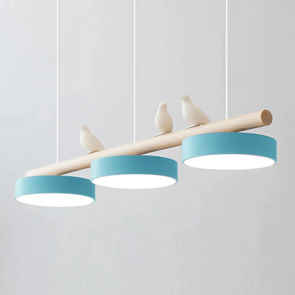 Metalowa Lampa Wisząca Ptak na Gałęzi LED View 26