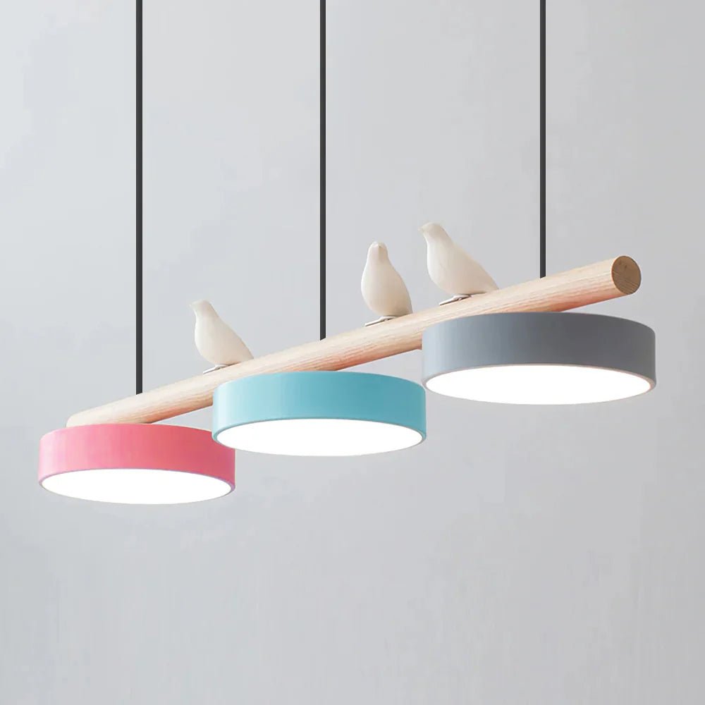 Metalowa Lampa Wisząca Ptak na Gałęzi LED View 31