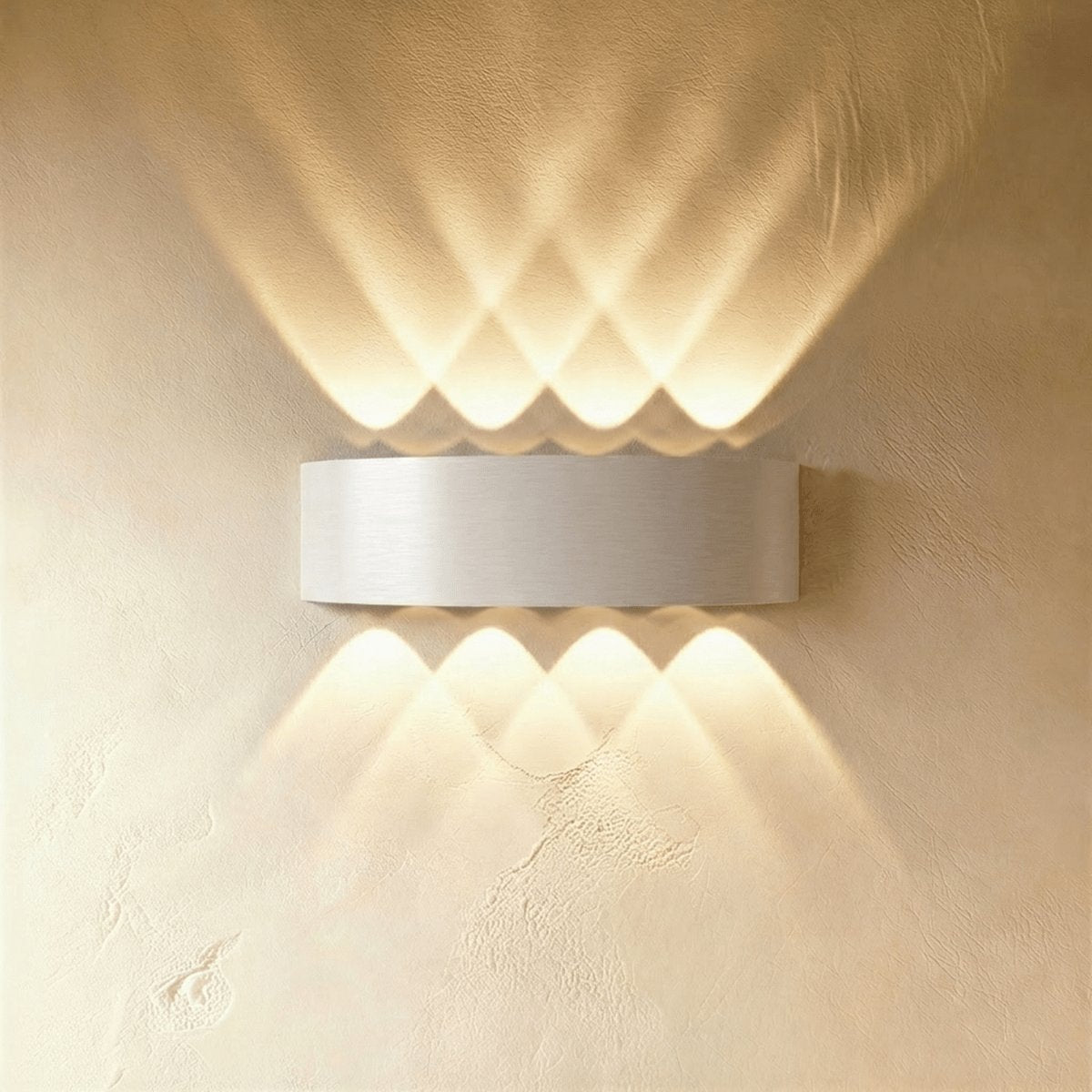 Minimalistyczna Aluminiowa Lampa Ścienna LED Góra Dół Full