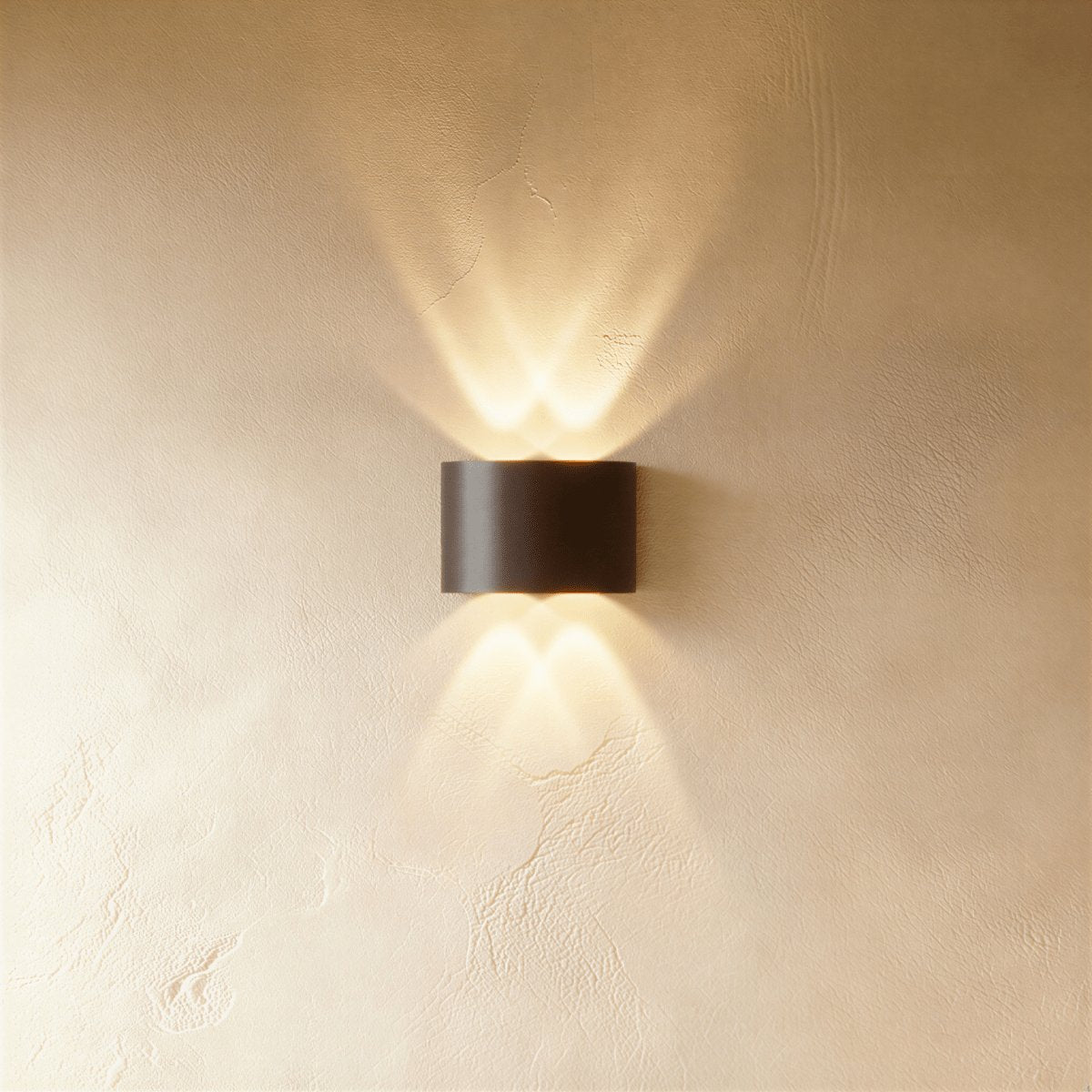 Minimalistyczna Aluminiowa Lampa Ścienna LED Góra Dół Side