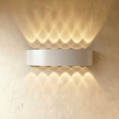 Minimalistyczna Aluminiowa Lampa Ścienna LED Góra Dół View 11