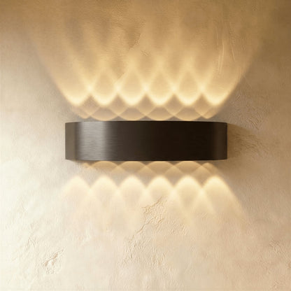 Minimalistyczna Aluminiowa Lampa Ścienna LED Góra Dół View 12