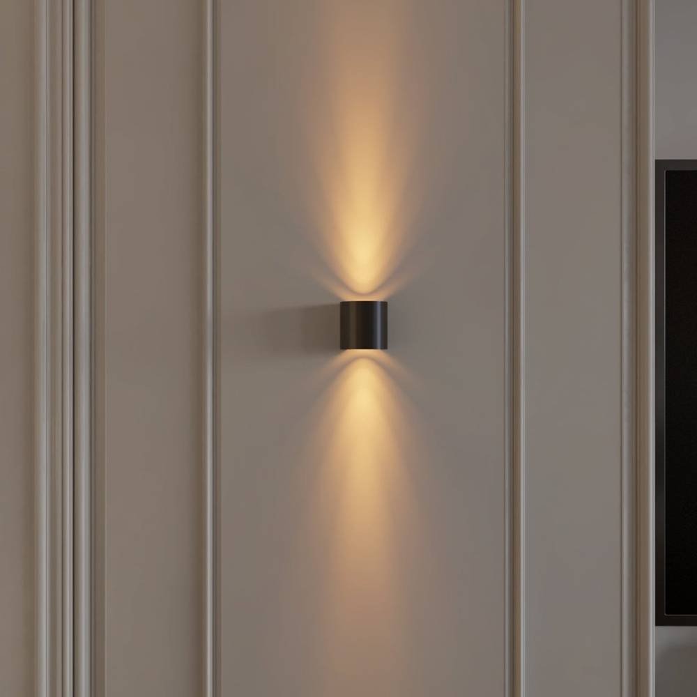 Minimalistyczna Aluminiowa Lampa Ścienna LED Góra Dół View 13
