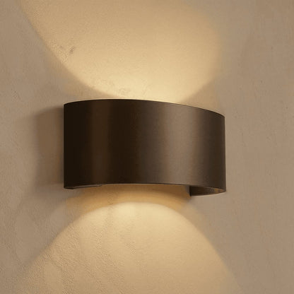 Minimalistyczna Aluminiowa Lampa Ścienna LED Góra Dół View 14