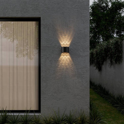 Minimalistyczna Aluminiowa Lampa Ścienna LED Góra Dół View 17