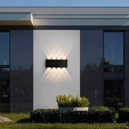 Minimalistyczna Aluminiowa Lampa Ścienna LED Góra Dół View 25