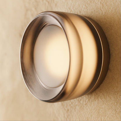 Minimalistyczna Aluminiowa Lampa Ścienna LED Okrągła Back