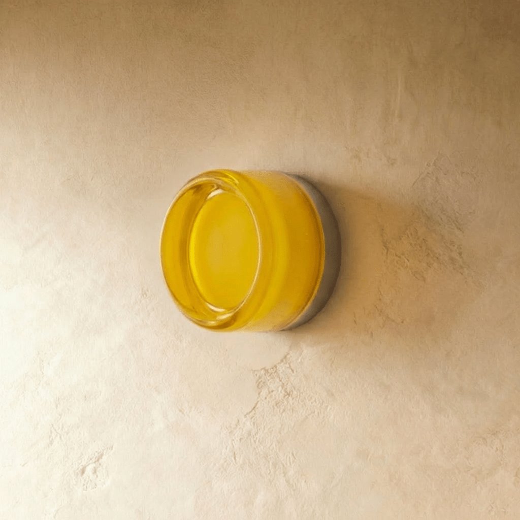 Minimalistyczna Aluminiowa Lampa Ścienna LED Okrągła Front