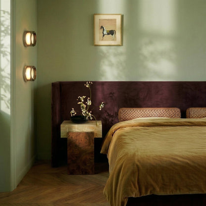 Minimalistyczna Aluminiowa Lampa Ścienna LED Okrągła View 11