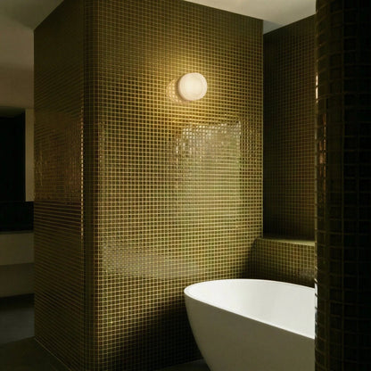 Minimalistyczna Aluminiowa Lampa Ścienna LED Okrągła View 14