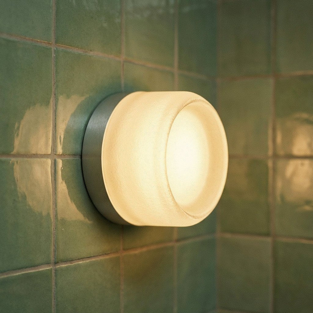 Minimalistyczna Aluminiowa Lampa Ścienna LED Okrągła View 18