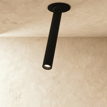 Minimalistyczna Aluminiowa Lampa Sufitowa LED Regulowana Front