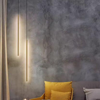 Minimalistyczna Aluminiowa Silikonowa Cylindryczna Lampa Wisząca LED Alternate