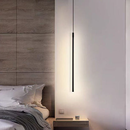 Minimalistyczna Aluminiowa Silikonowa Cylindryczna Lampa Wisząca LED Hero