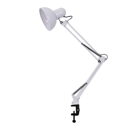 Minimalistyczna Lampa Stołowa z Klipsem na Wysuwane Długie Ramię Full