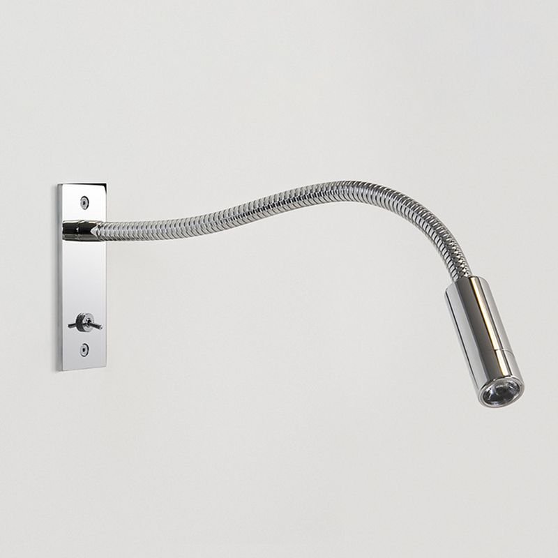 Minimalistyczna Metalowa Regulowana Lampa Ścienna Reflektorek do Czytania Close Up
