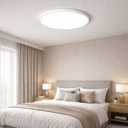 Minimalistyczna Okrągła Lampa Sufitowa LED Ultracienko Back