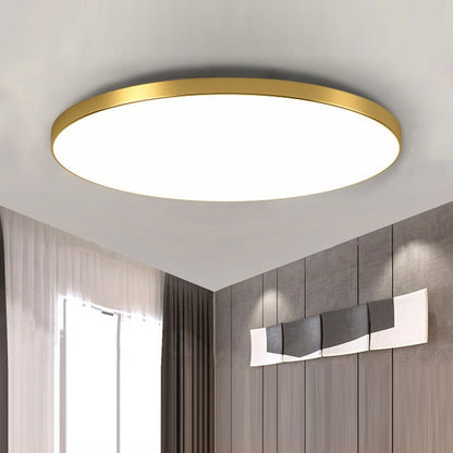 Minimalistyczna Okrągła Lampa Sufitowa LED Ultracienko Full