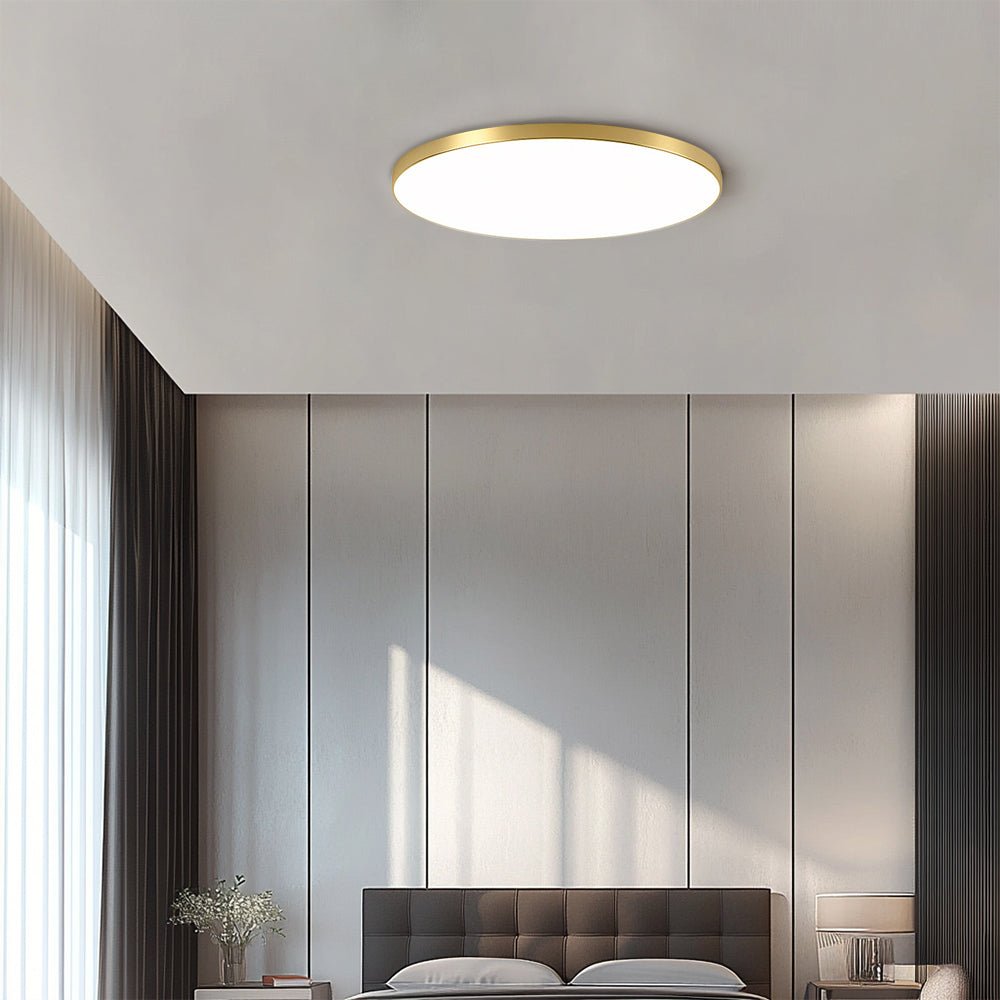 Minimalistyczna Okrągła Lampa Sufitowa LED Ultracienko View 16