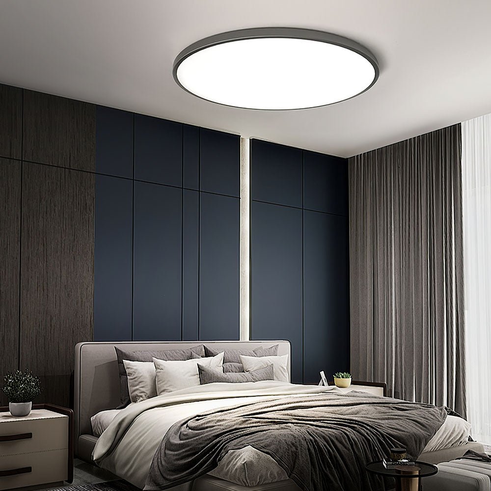 Minimalistyczna Okrągła Lampa Sufitowa LED Ultracienko View 20