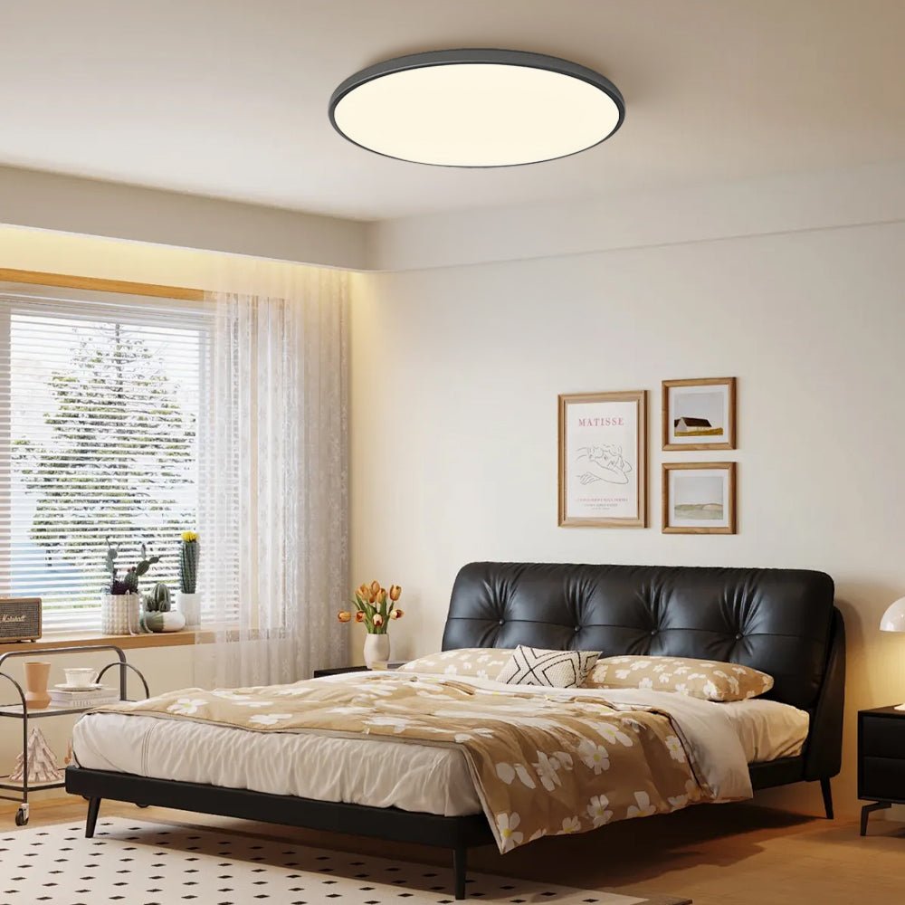 Minimalistyczna Okrągła Lampa Sufitowa LED Ultracienko View 24