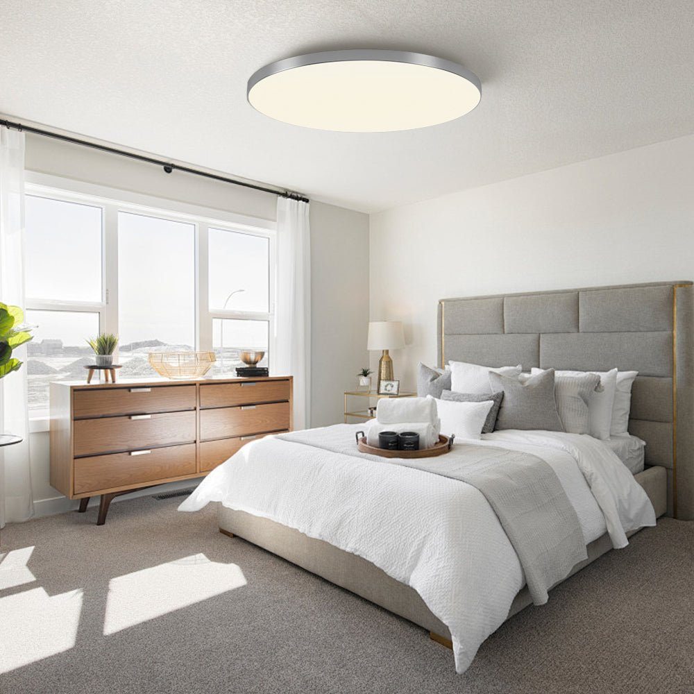 Minimalistyczna Okrągła Lampa Sufitowa LED Ultracienko View 29
