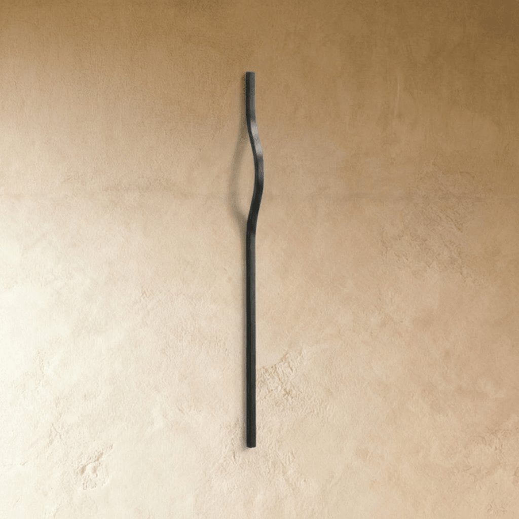 Minimalistyczny Aluminiowy Uchwyt do Mebli Falowany Angle