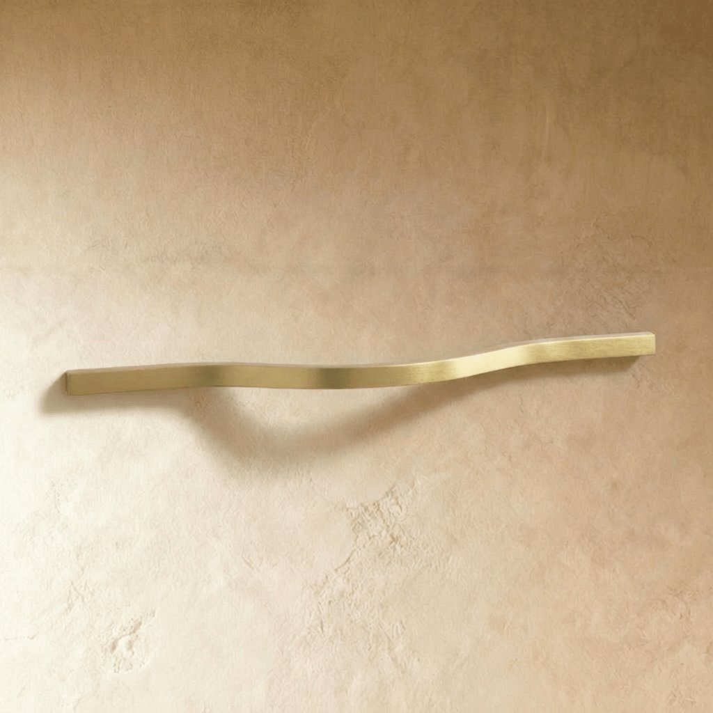 Minimalistyczny Aluminiowy Uchwyt do Mebli Falowany Front