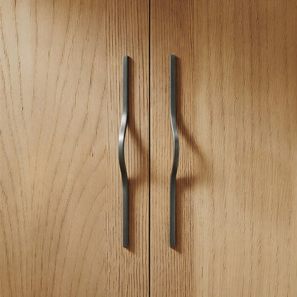 Minimalistyczny Aluminiowy Uchwyt do Mebli Falowany View 17