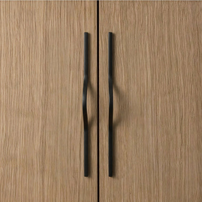 Minimalistyczny Aluminiowy Uchwyt do Mebli Falowany View 19