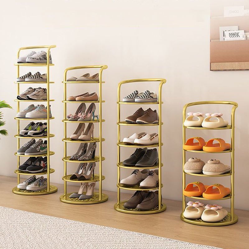 Minimalistyczny Metalowy Regał na Buty Spiralny Alternate
