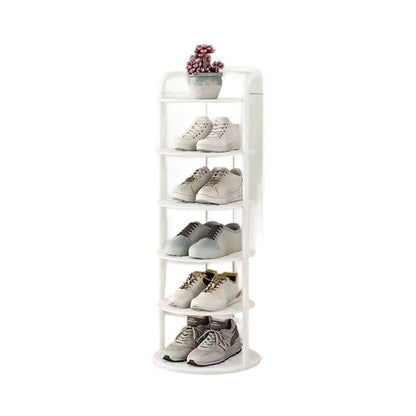 Minimalistyczny Metalowy Regał na Buty Spiralny View 12