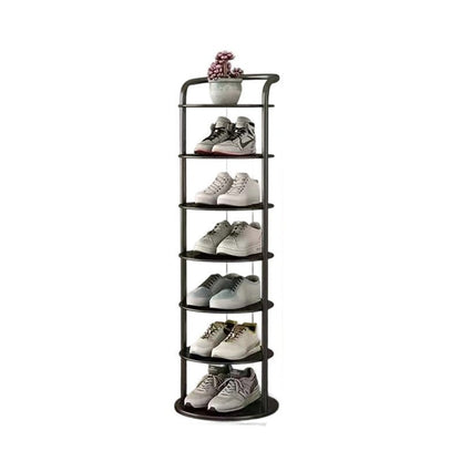 Minimalistyczny Metalowy Regał na Buty Spiralny View 16