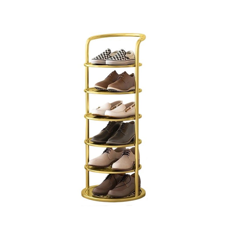 Minimalistyczny Metalowy Regał na Buty Spiralny View 20
