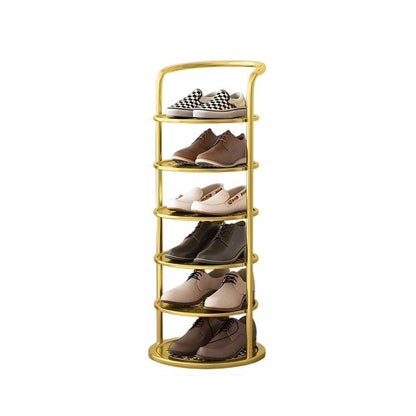 Minimalistyczny Metalowy Regał na Buty Spiralny View 20