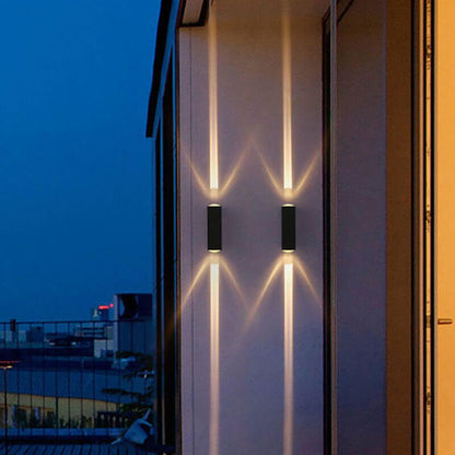 Modern Minimalist Aluminum Hardware Rectangular LED Outdoor Wall Sconce Lamp for Outdoor Patio Hero