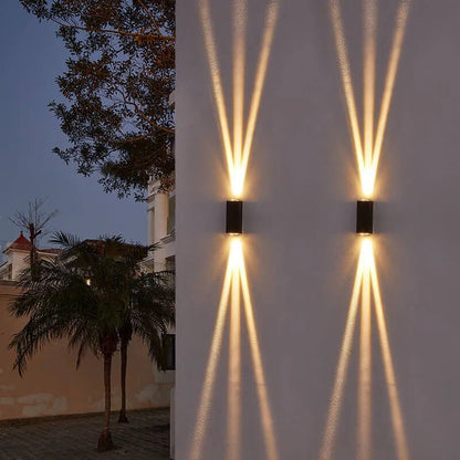 Modern Minimalist Aluminum Hardware Rectangular LED Outdoor Wall Sconce Lamp for Outdoor Patio View 12