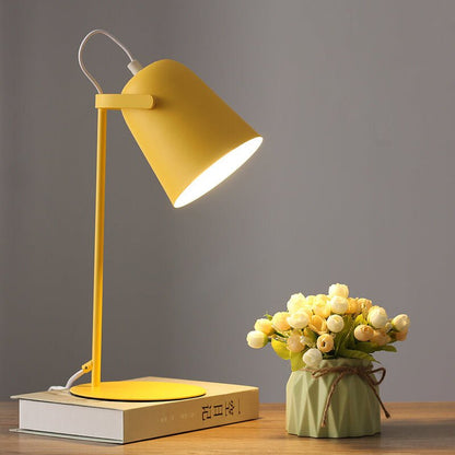 Nordic Macaron Color Creative Iron Bucket Design 1-Light Table Lamp Hero